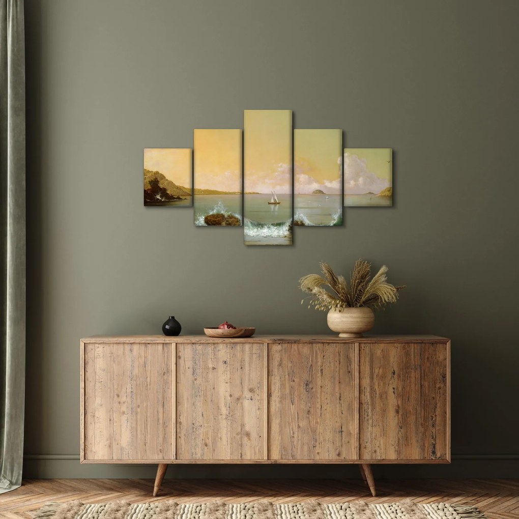 Obraz - Martin Johnson Heade, Rio de Janeiro Bay, reprodukcje (125x70 cm)