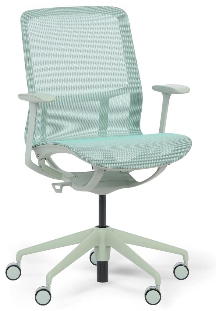 Krzesło biurowe ELVI, zielony