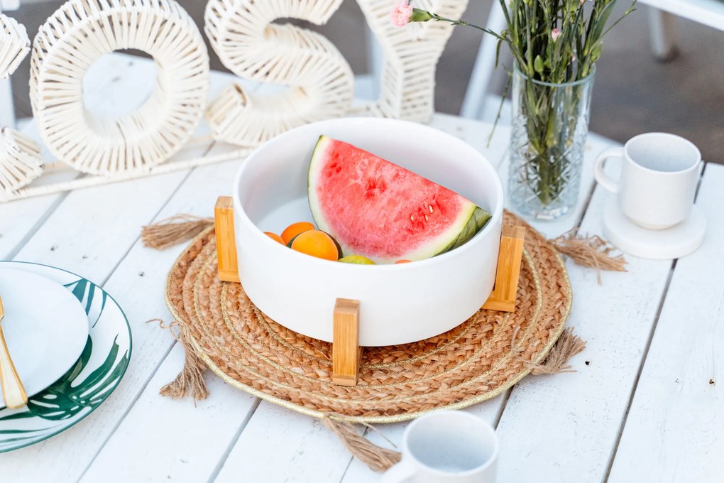 Podkładki pod kubki MARBLE, Ø 10 cm, 4 sztuki
