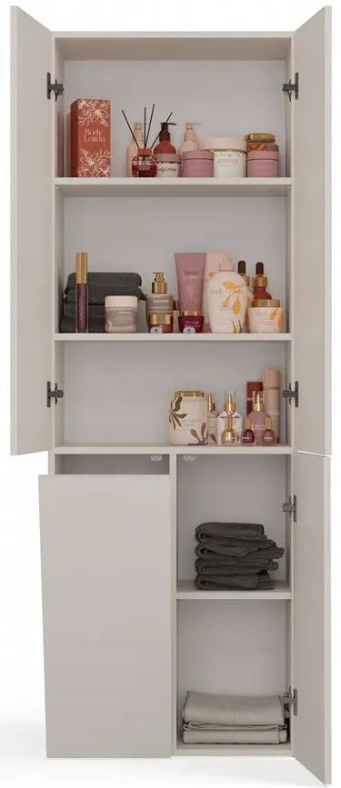 Szafka kaszmirowa łazienkowa na pranie z koszem K2-A60