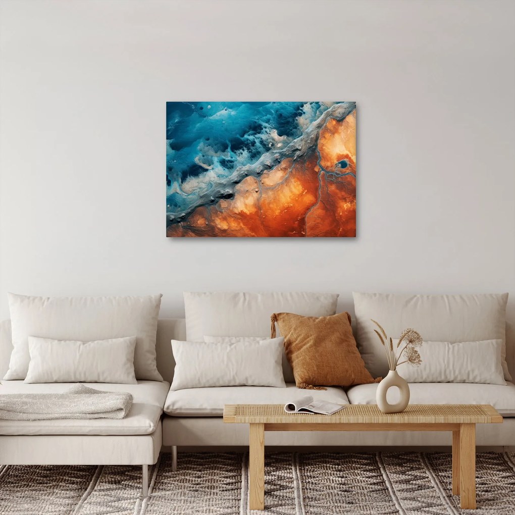 Obraz - Woda i ogień (70x50 cm)