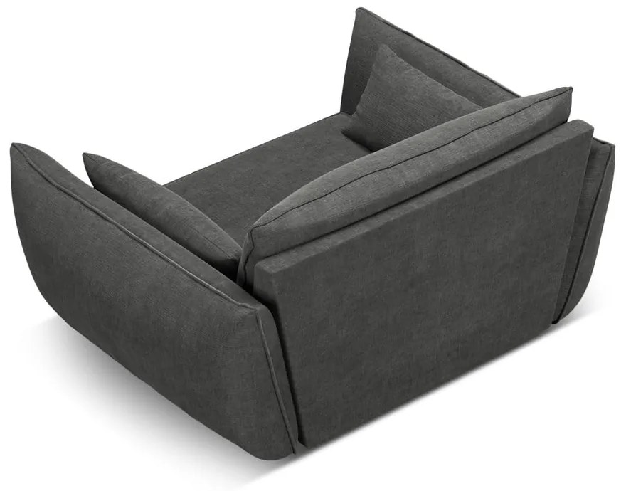 Szary fotel Vanda – Mazzini Sofas