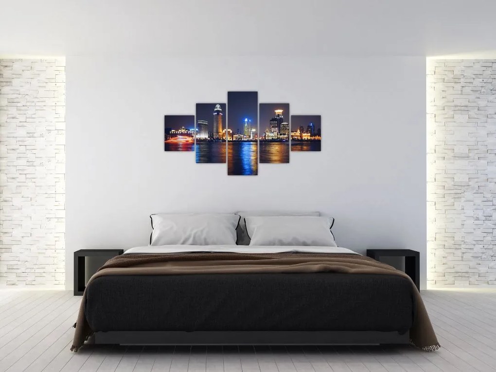 Obraz - Refleksy nocy (125x70 cm)