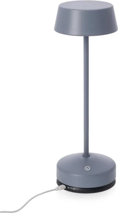 Lampa zewnętrzna stołowa LED ze ściemniaczem/z ładowarką bezprzewodową na USB ø 11 cm Esprit – Bizzotto