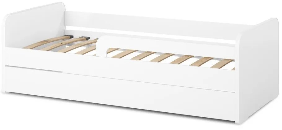 Białe łóżko dziecięce ze stelażem 80x160 cm Duuli – ELTAP