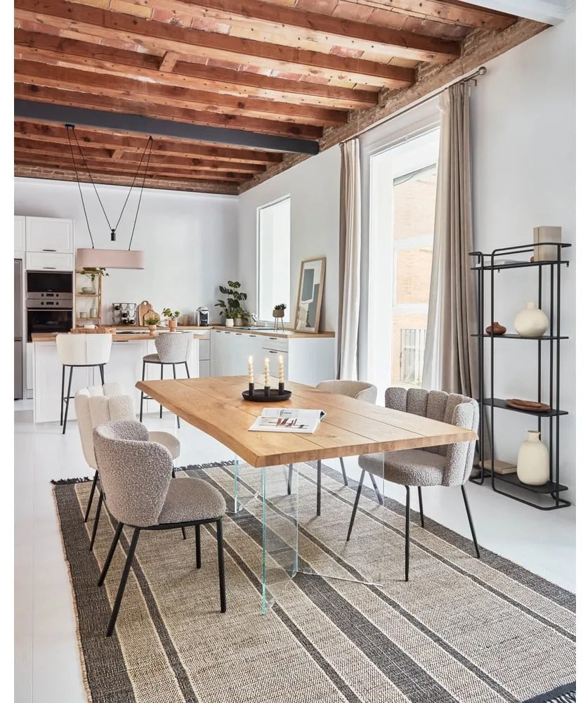 Szare krzesła zestaw 2 szt. Aniela – Kave Home