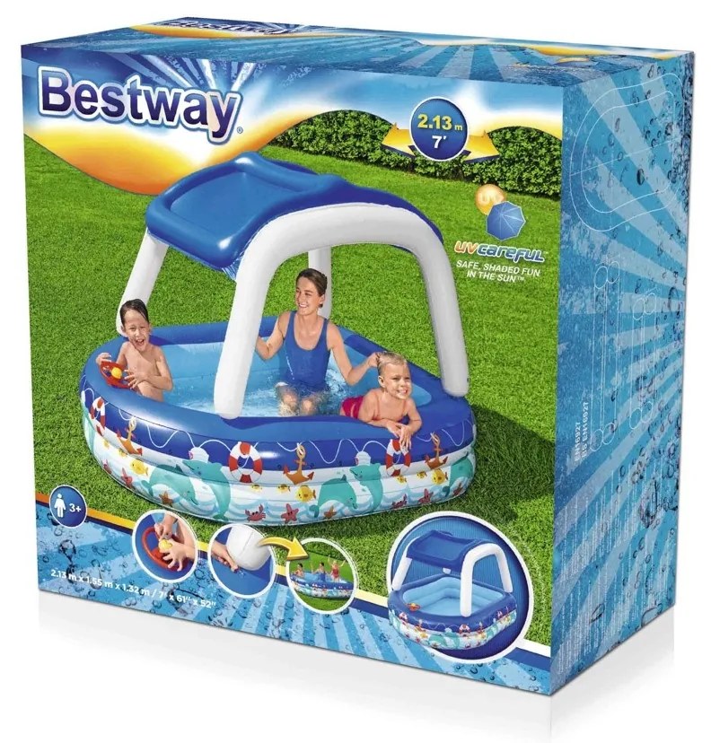 Bestway Nadmuchiwany basen Captain Family,, 213 x 155 x 132 cm