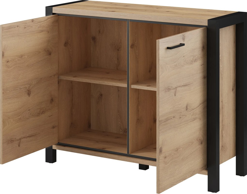 Komoda ATTIVO 112 cm do Salonu Sypialni Dąb