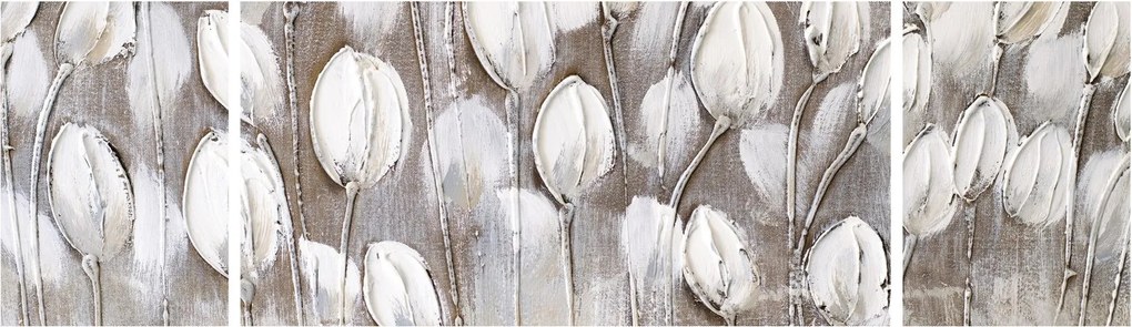 Obraz - Ułożone tulipany (170x50 cm)