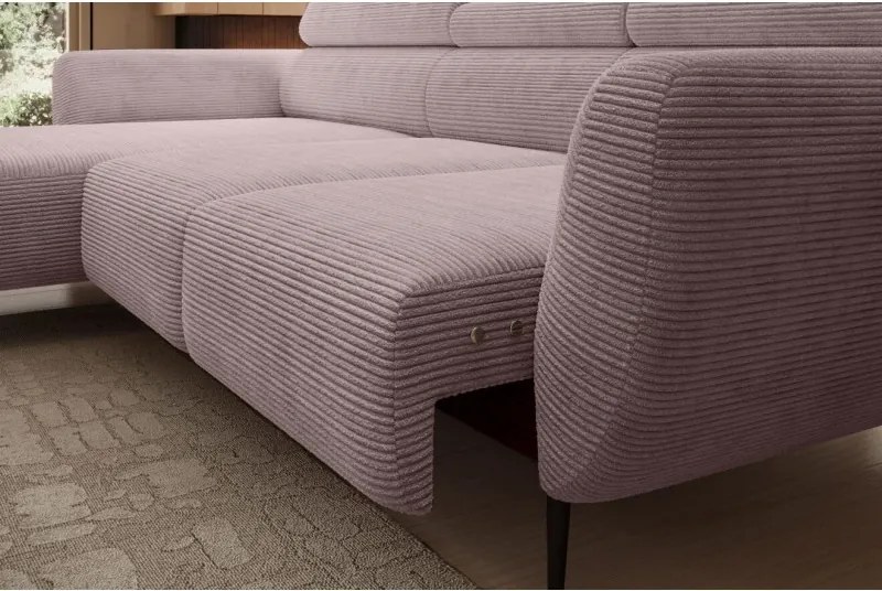 Narożnik ALISSON S/MINI z elektryczną regulacją siedziska WERSAL