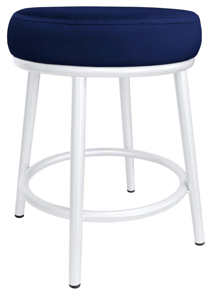 Taboret Ben noga metalowa biała MG16