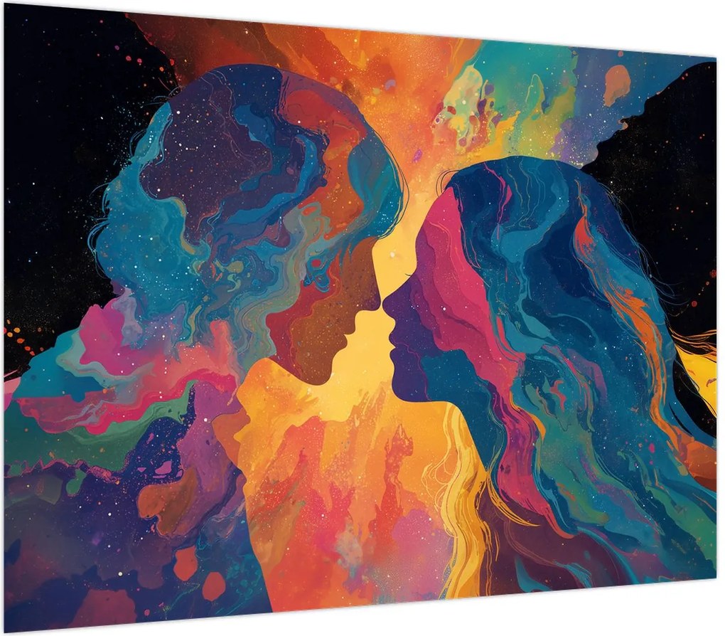 Obraz - Kosmiczna miłość (70x50 cm)