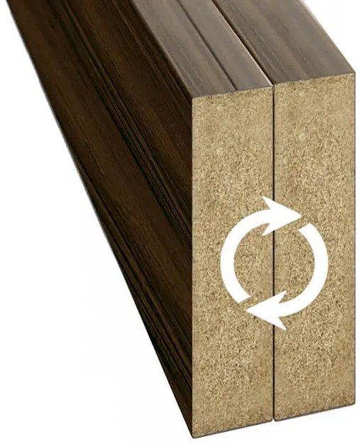 Lamele ażurowe 8 szt. orzech L9-B92