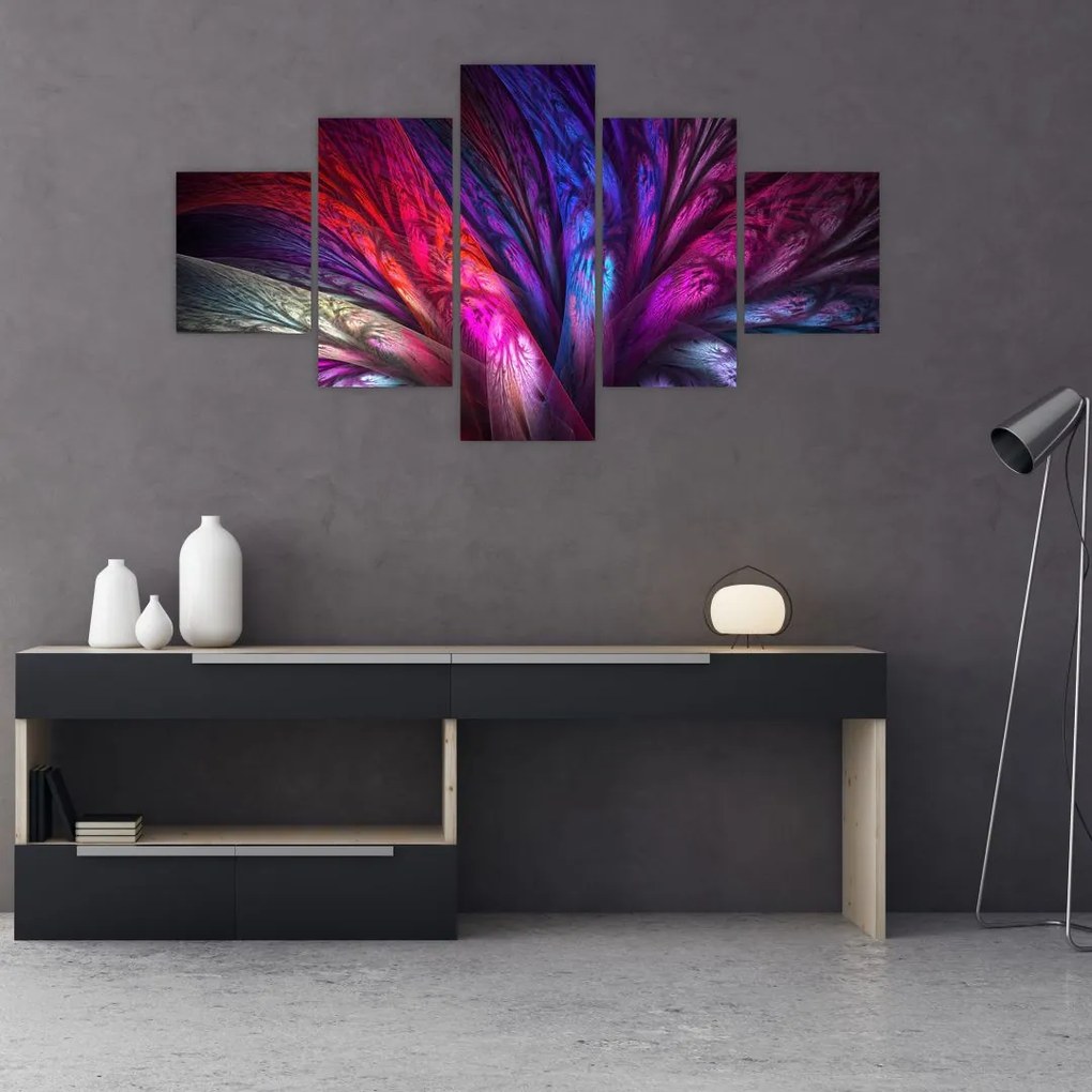 Abstrakcyjny obraz drzewa (125x70 cm)