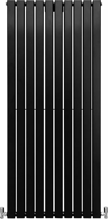 Grzejniki panelowe designerskie, matowo czarne, 1600 mm x 700 mm