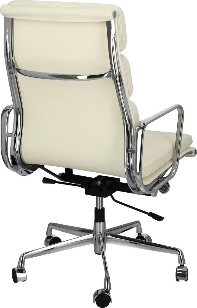 Fotel biurowy CH2191T skóra chrom