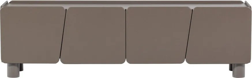 Brązowa szafka pod TV z litego drewna sosnowego 200x58x45 cm Root – WOOOD