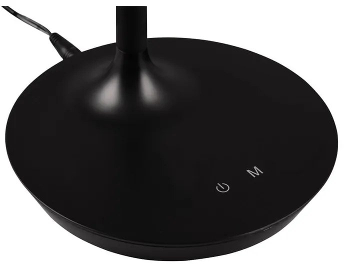Czarna lampa stołowa LED (wys. 38 cm) Toro – Trio