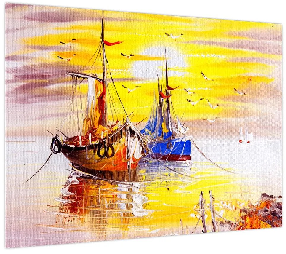 Obraz - Obraz statku (70x50 cm)
