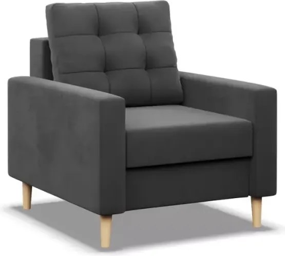 Fotel nowoczesny Stivo – wygodny, designerski, skandynawski styl, poduszka dwustronna