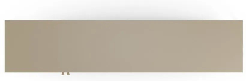 Kremowa metalowa szafka pod TV 160x50x35 cm Fayna – Marckeric