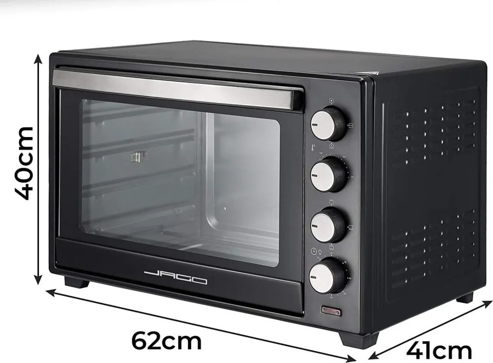 Mini piekarnik z regulowaną temperaturą, 62 x 41 x 40 cm, cz