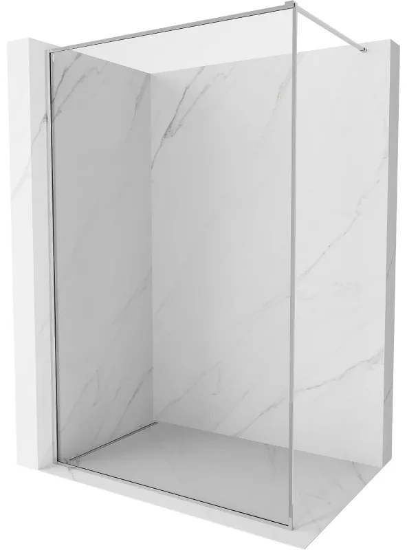 Mexen Kioto-F ścianka prysznicowa Walk-in z ramką 50 x 202 cm, transparent 8 mm, chrom - 800-050-104-01-00