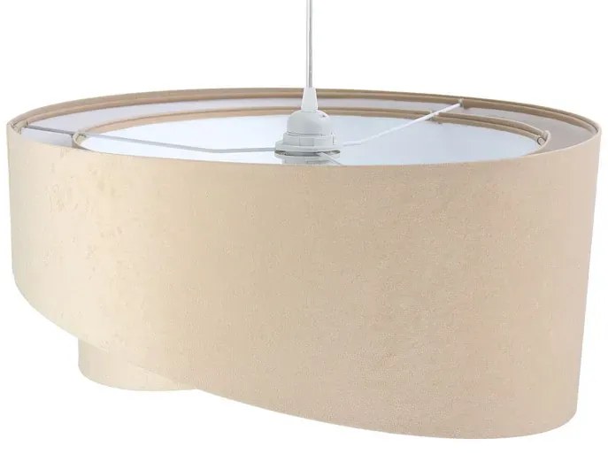 Beżowo-biała lampa wisząca nad stół - EX982 K1-R61