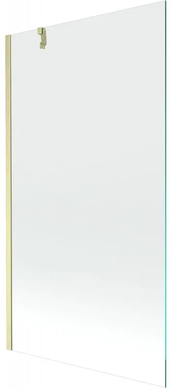Mexen Next parawan nawannowy 1-skrzydłowy 100 x 150 cm, transparent, złoty szczotkowany - 895-100-000-00-00-55