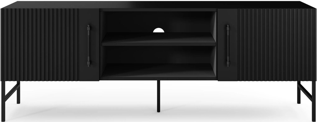 Stolik RTV RAFTT 152x55 cm, czarny