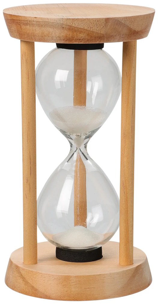 Klepsydra ozdobna w drewnie, 24 cm