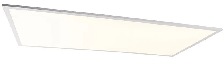 Stalowy Plafon / Lampy sufitowe 120 cm z wbudowanym LED z pilotem - Liv Nowoczesny Oswietlenie wewnetrzne