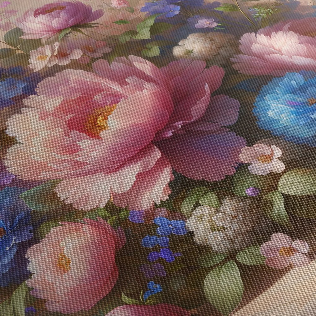 Obraz - Stół pełen kwiatów (125x70 cm)