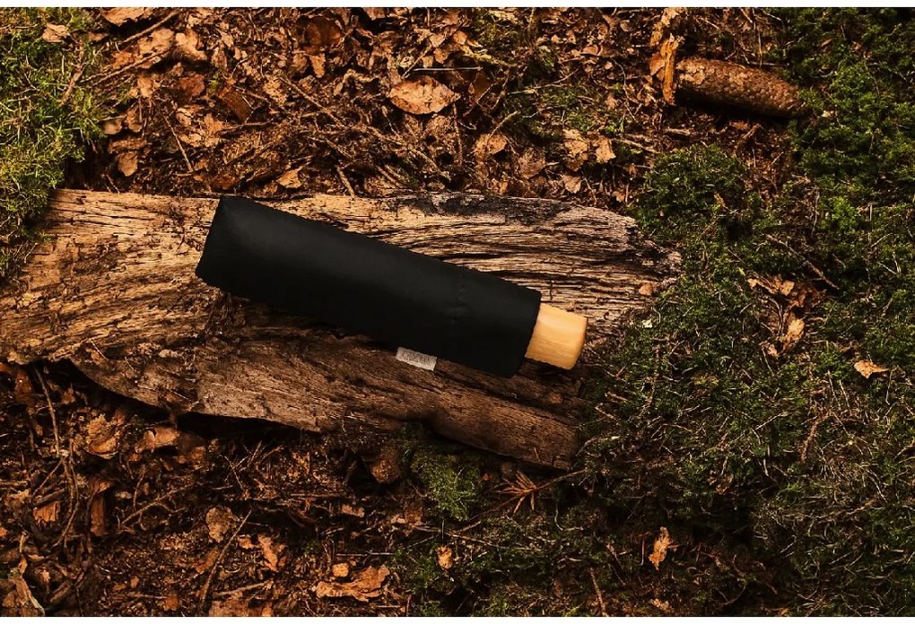 Doppler Nature Mini Uni Simple Black parasol składany