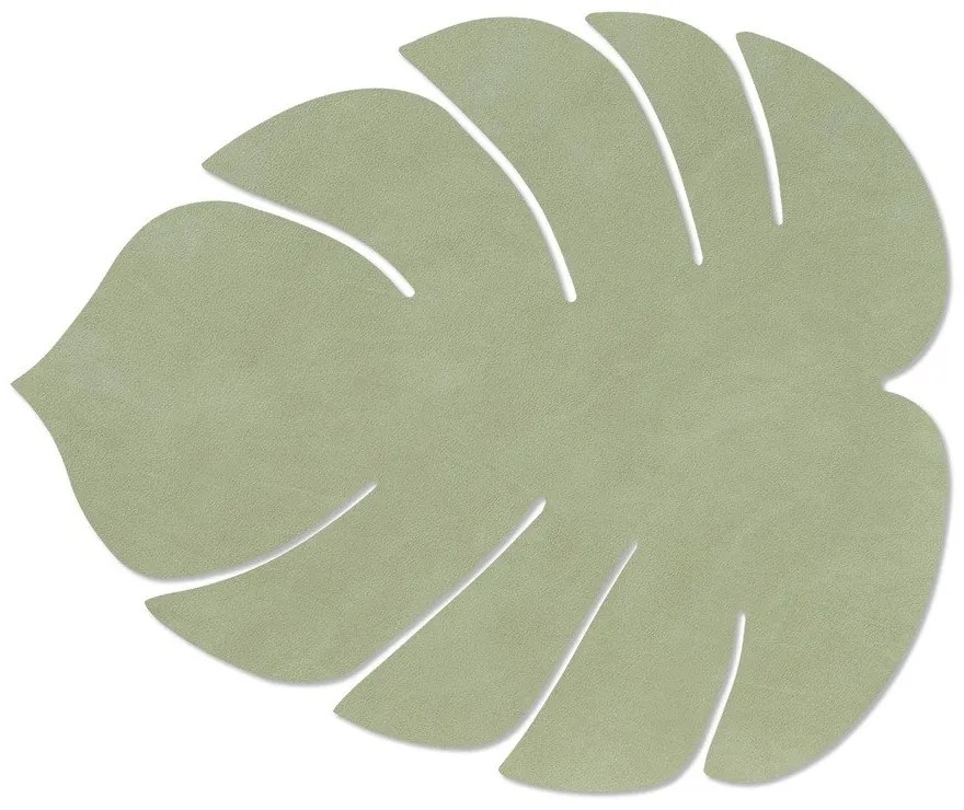 Mata stołowa ze skóry ekologicznej 35x42 cm Monstera Leaf Nupo – LIND DNA