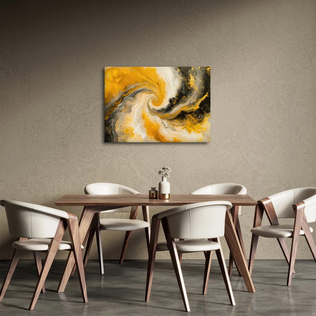 Obraz - Abstrakcja spiralna (70x50 cm)