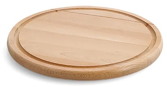 Okrągła deska do krojenia z drewna bukowego, Ø 31 cm