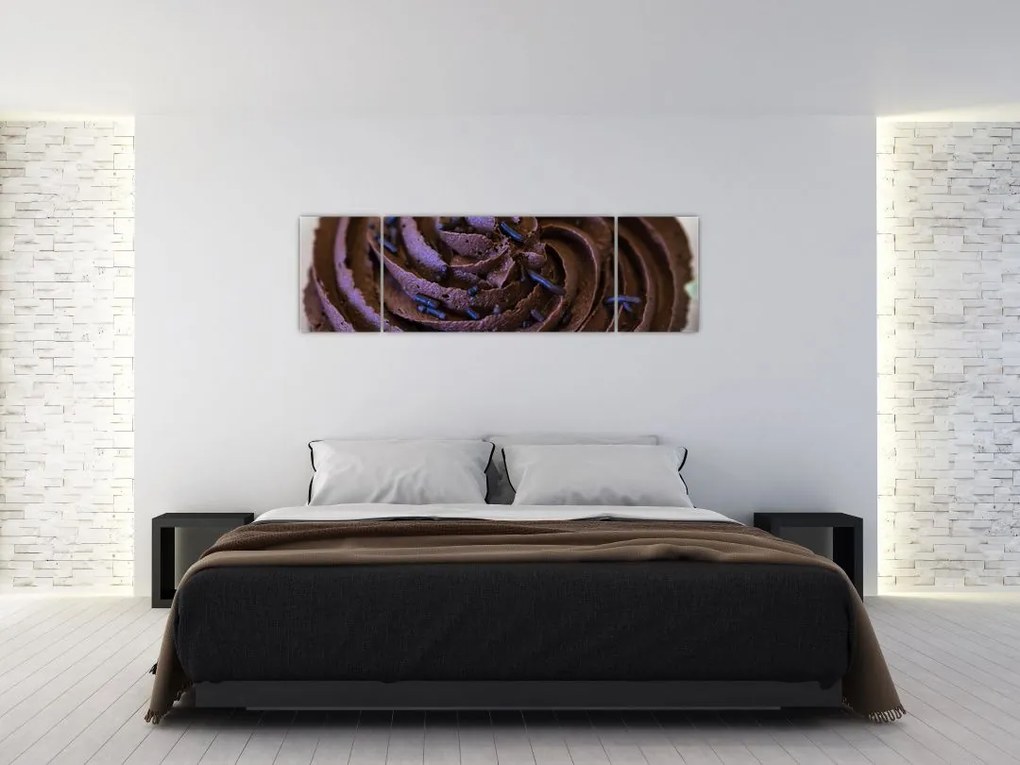 Obraz - Czekoladowa babeczka (170x50 cm)