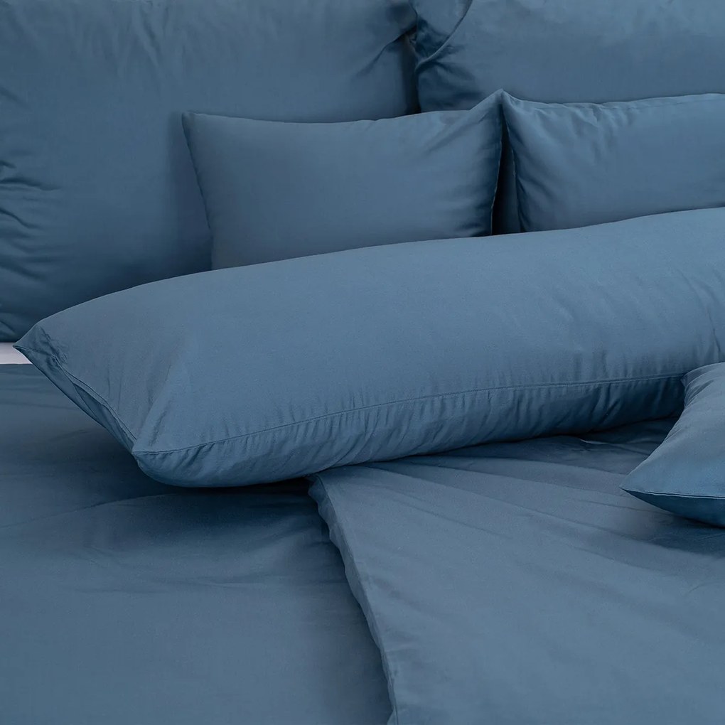 4Home Satynowa poszewka na poduszkę Sea Blue, 50 x150 cm