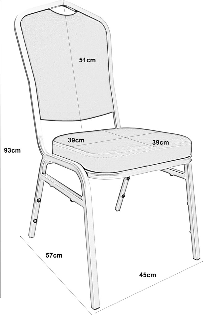 Krzesło Vega tkanina Alto bankietowe konferencyjne stelaż metalowy : Kolor Stelaża - Biały, Kolor tkaniny - Alto Zielony