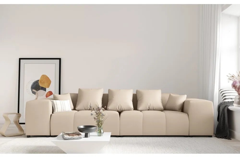 Beżowa sofa 320 cm Rome – Cosmopolitan Design