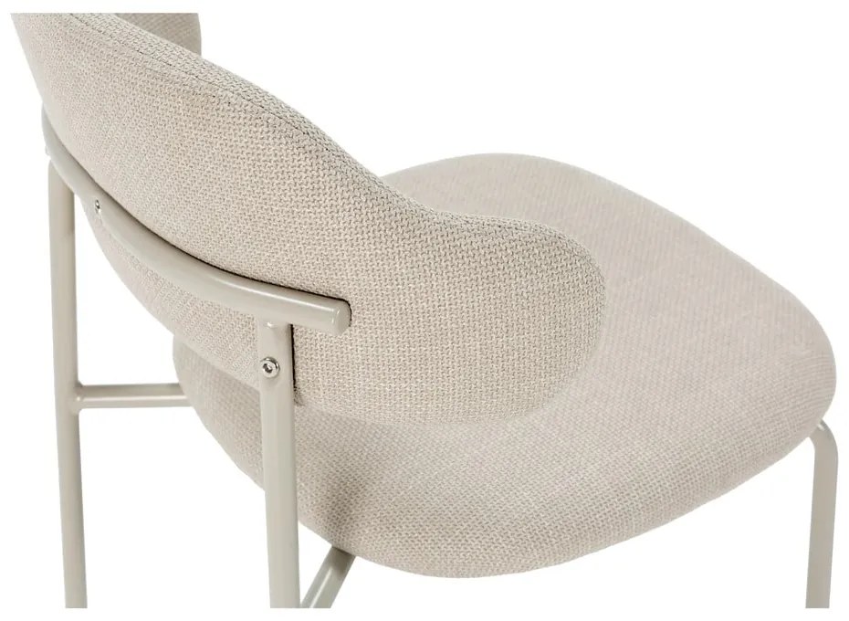 Kremowe krzesła zestaw 4 szt. Adriel – Marckeric