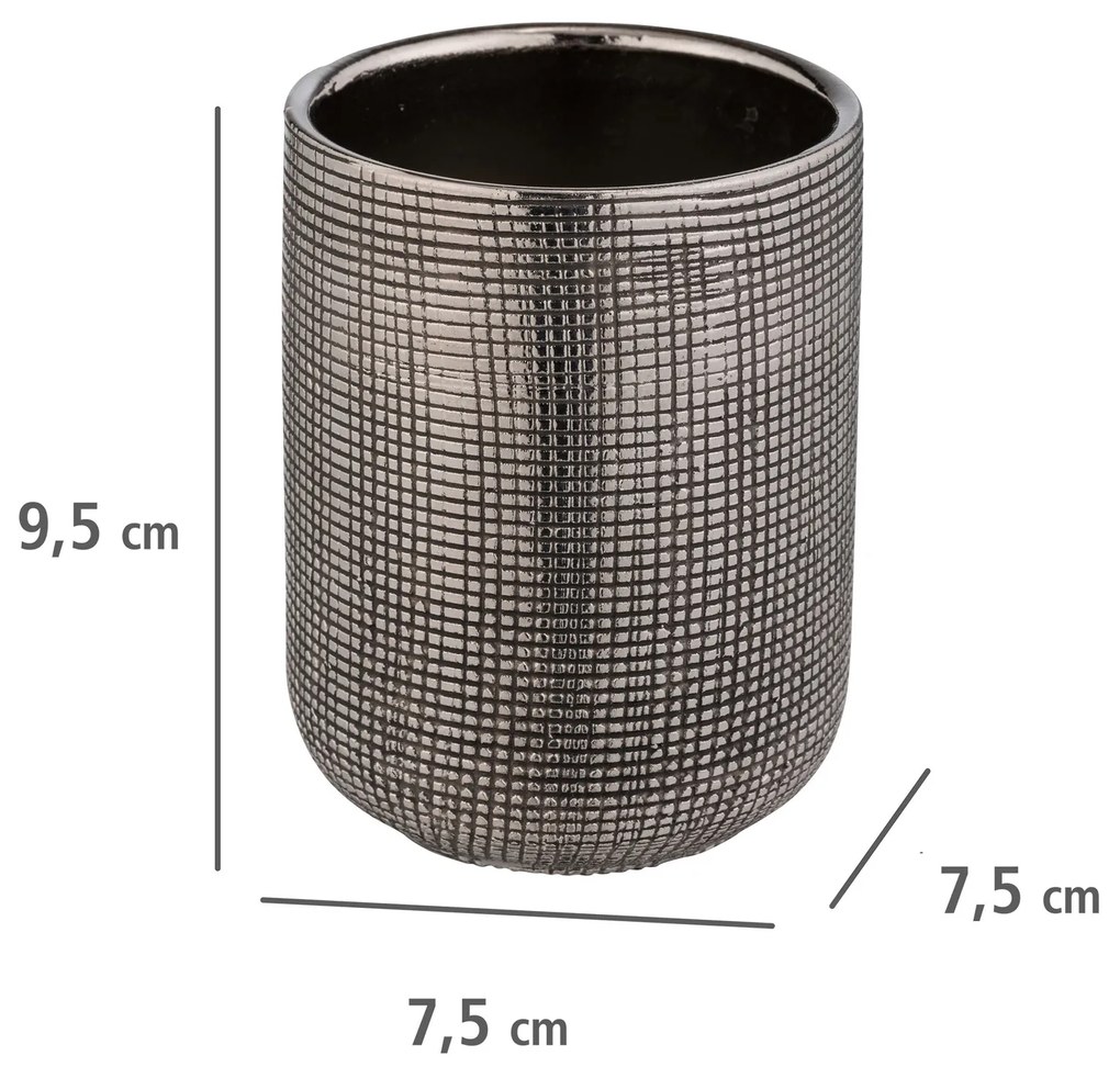 Ceramiczny kubek na szczoteczki RIVARA, WENKO