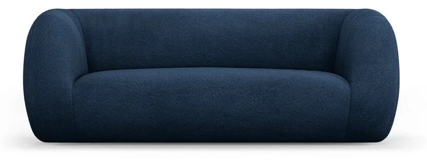 Niebieska sofa z materiału bouclé 210 cm Essen – Cosmopolitan Design