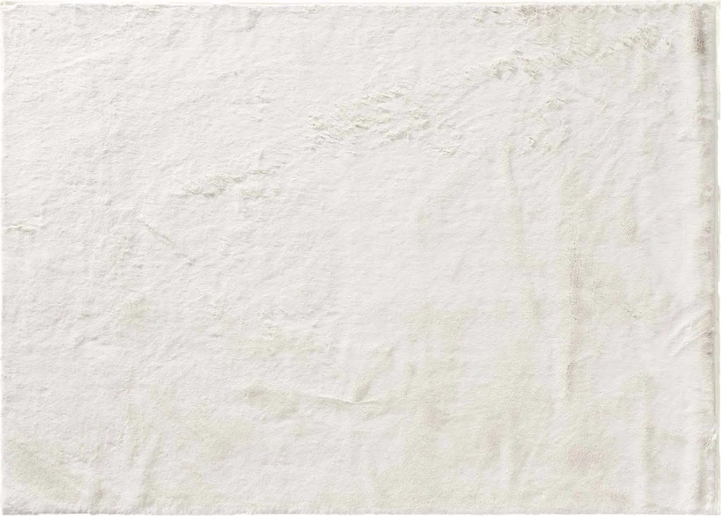 Miękki dywan ze sztucznego futra, beżowy, FELINE