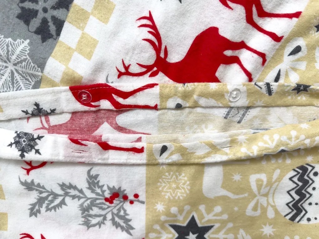 PrzytulneMieszkanie.pl PrzytulneMieszkanie.pl Flanelowa pościel CHRISTMAS TIME kolorowa Rozmiar pościeli: 70 x 90 cm | 140 x 200 cm