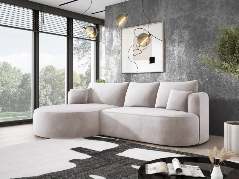 Narożnik FIORE L wolnostojący Lewostronny tkanina Salvador 13 WERSAL