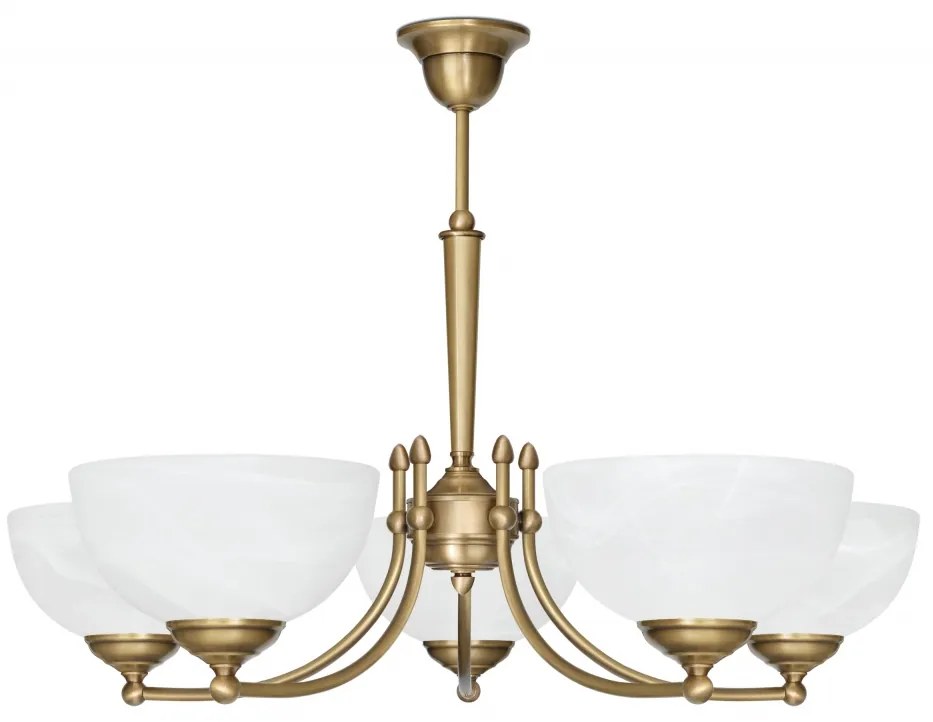 Niski złoty żyrandol do salonu Y-S5AC