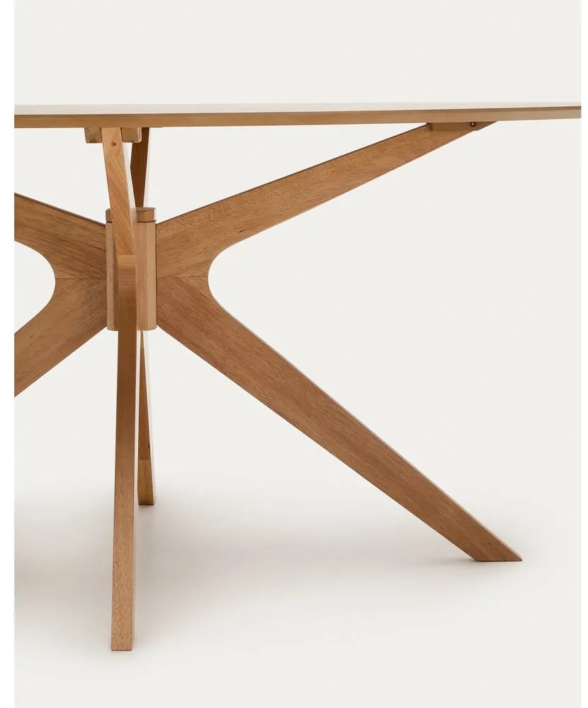 Stół z blatem w dekorze dębu 110x180 cm Naanim – Kave Home