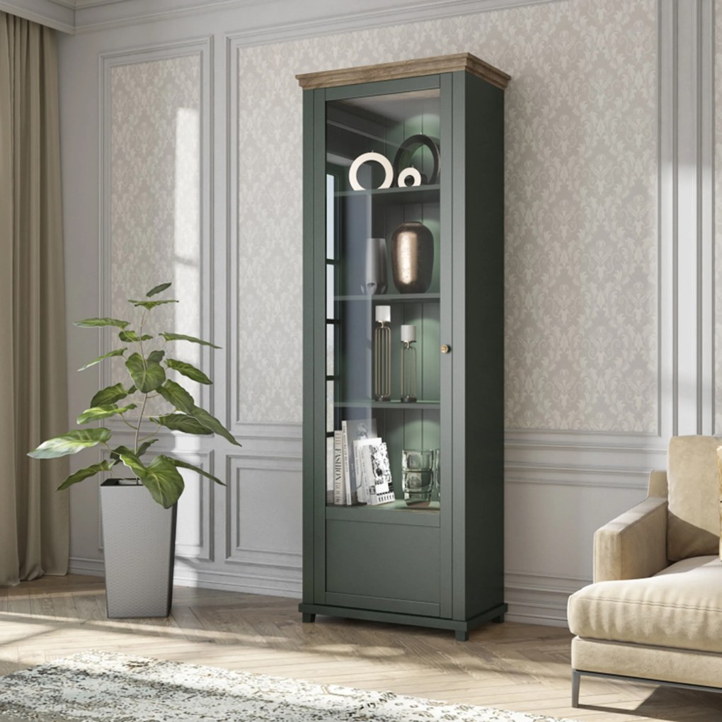 Witryna EVANDRO 200 x 71 cm stojąca